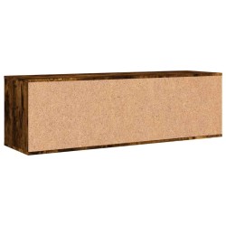 Meuble TV chêne fumé 120x34x37 cm bois d'ingénierie 626443626443