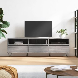 Meuble TV sonoma gris 150x30x44,5 cm bois d'ingénierie 626445626445