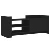Meuble TV Noir 100x35x40 cm Bois d'ingénierie 626446626446