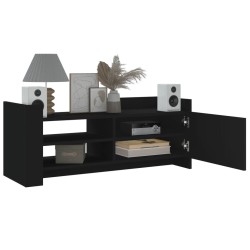 Meuble TV Noir 100x35x40 cm Bois d'ingénierie 626446626446
