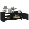 Meuble TV Noir 100x35x40 cm Bois d'ingénierie 626446626446