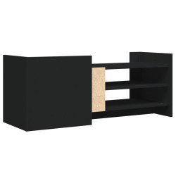 Meuble TV Noir 100x35x40 cm Bois d'ingénierie 626446626446