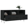Meuble TV noir 102x36x50 cm bois d'ingénierie 626447626447