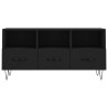 Meuble TV noir 102x36x50 cm bois d'ingénierie 626447626447