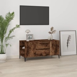 Meuble TV Chêne fumé 102x44,5x50 cm Bois d'ingénierie 626449626449