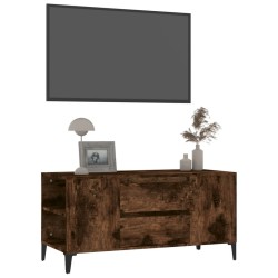 Meuble TV Chêne fumé 102x44,5x50 cm Bois d'ingénierie 626449626449
