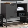 Meuble TV noir 68x39x60,5 cm acier 626452626452
