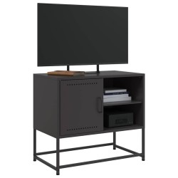 Meuble TV noir 68x39x60,5 cm acier 626452626452