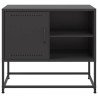 Meuble TV noir 68x39x60,5 cm acier 626452626452