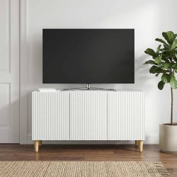 Meuble TV Blanc 99 x 34,5 x 50 cm Bois d'ingénierie 626455626455