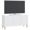 Meuble TV Blanc 99 x 34,5 x 50 cm Bois d'ingénierie 626455626455