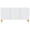 Meuble TV Blanc 99 x 34,5 x 50 cm Bois d'ingénierie 626455626455