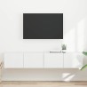 Meuble TV mural Montage mural 2 pcs Blanc 78,5 x 31 x 29,5 cm 626456626456