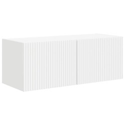 Meuble TV mural Montage mural 2 pcs Blanc 78,5 x 31 x 29,5 cm 626456626456