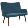Sofa 2 places Bleu 115 x 61 x 87 cm Velours (V) 626462626462