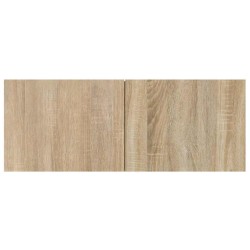 Meubles TV 2 pcs chêne sonoma 80x30x30 cm bois d'ingénierie 626465626465