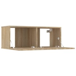 Meubles TV 2 pcs chêne sonoma 80x30x30 cm bois d'ingénierie 626465626465