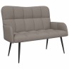 Sofa 2 places Taupe 115 x 61 x 87 cm Tissu 626466626466