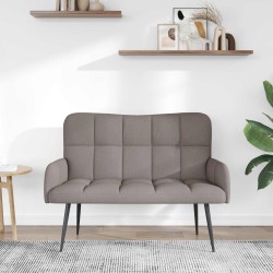 Sofa 2 places Taupe 115 x 61 x 87 cm Tissu 626466626466
