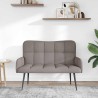 Sofa 2 places Taupe 115 x 61 x 87 cm Tissu 626466626466