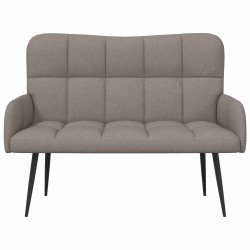 Sofa 2 places Taupe 115 x 61 x 87 cm Tissu 626466626466