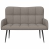 Sofa 2 places Taupe 115 x 61 x 87 cm Tissu 626466626466