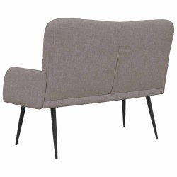 Sofa 2 places Taupe 115 x 61 x 87 cm Tissu 626466626466