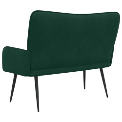 Sofa 2 places Vert foncé 115 x 61 x 87 cm Velours (V) 626468626468