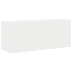 Meuble TV mural blanc 100x30x41 cm 626469626469