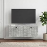 Meuble TV mural Gris béton 78,5 x 31 x 30 cm Bois d'ingénierie 626472626472