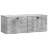 Meuble TV mural Gris béton 78,5 x 31 x 30 cm Bois d'ingénierie 626472626472