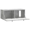 Meuble TV mural Gris béton 78,5 x 31 x 30 cm Bois d'ingénierie 626472626472