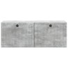 Meuble TV mural Gris béton 78,5 x 31 x 30 cm Bois d'ingénierie 626472626472