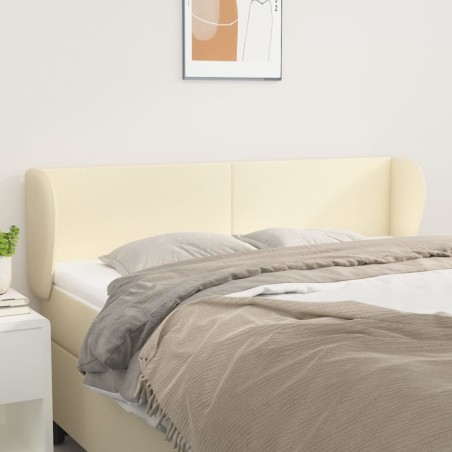 Tête de lit avec oreilles Crème 147x23x78/88 cm Similicuir 626473626473