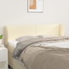 Tête de lit avec oreilles Crème 147x23x78/88 cm Similicuir 626473626473