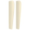 Tête de lit avec oreilles Crème 83x23x118/128 cm Similicuir 626475626475