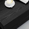Table basse Chêne noir 100 x 51 x 45 cm Bois d'ingénierie 626476626476
