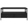 Table basse Chêne noir 100 x 51 x 45 cm Bois d'ingénierie 626476626476