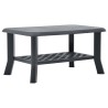 Table basse Anthracite 90x60x46 cm Plastique 626477626477