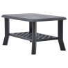 Table basse Anthracite 90x60x46 cm Plastique 626477626477