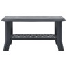 Table basse Anthracite 90x60x46 cm Plastique 626477626477