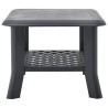 Table basse Anthracite 90x60x46 cm Plastique 626477626477