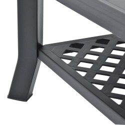 Table basse Anthracite 90x60x46 cm Plastique 626477626477