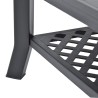 Table basse Anthracite 90x60x46 cm Plastique 626477626477