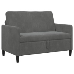 Sofa avec rangement Gris foncé 122 x 78 x 87 cm Polyester 626480626480