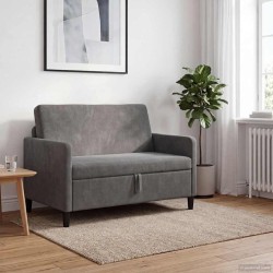 Sofa avec rangement Gris foncé 122 x 78 x 87 cm Polyester 626480626480