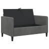 Sofa avec rangement Gris foncé 122 x 78 x 87 cm Polyester 626480626480
