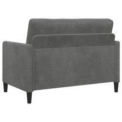 Sofa avec rangement Gris foncé 122 x 78 x 87 cm Polyester 626480626480