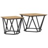 Ensemble de tables d'appoint 2 pcs Chêne artisanal 626491626491