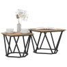 Ensemble de tables d'appoint 2 pcs Chêne artisanal 626491626491